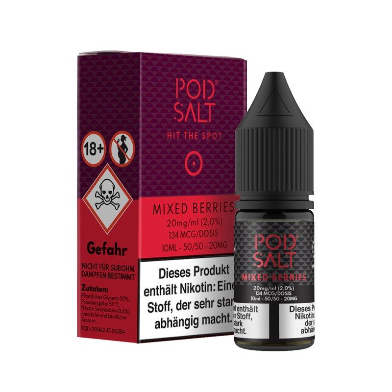 POD SALT Mixed Berries Nikotinsalz Liquid 11 mg / 10 ml