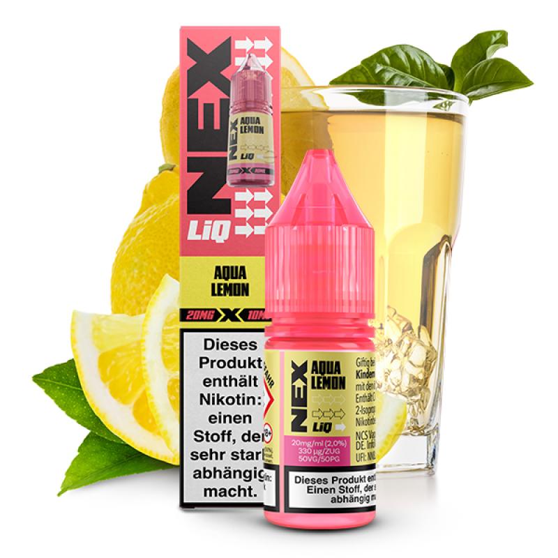 Pod Salt NexLiq Aqua Lemon Nikotinsalz Liquid 10 ml / 20 mg