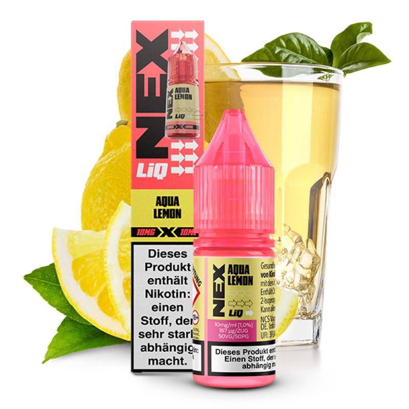 Pod Salt NexLiq Aqua Lemon Nikotinsalz Liquid 10 ml / 10 mg