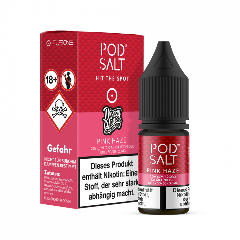 POD SALT Pink Hace Nikotinsalz Liquid 20mg / 10ml