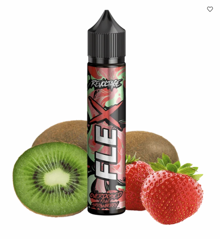 REVOLTAGE FLEX Overdosed Kiwi Strawberry Aroma Longfill