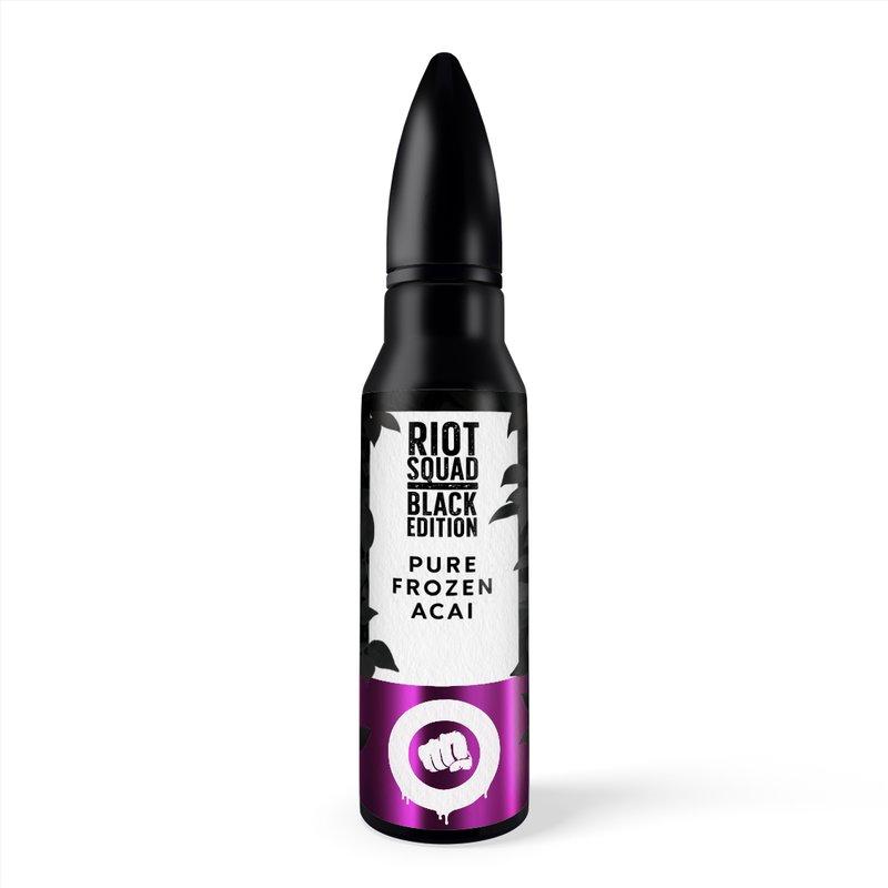riot squad black edition pure frozen acai aroma longfill