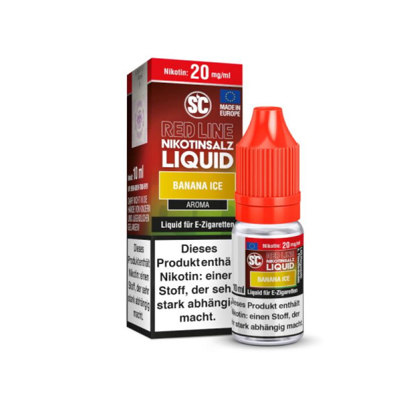 sc red line banana ice nikotinsalz liquid 10mg