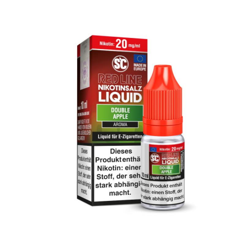 SC RED LINE DOUBLE APPLE Nikotinsalz Liquid 10 ml / 10 mg