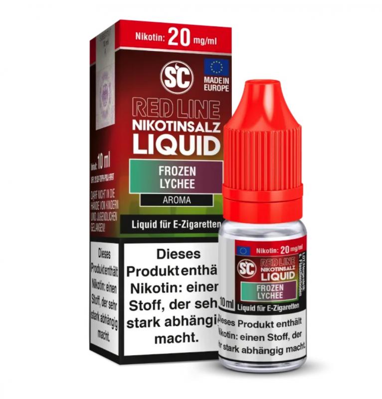SC RED LINE Frozen Lychee Nikotinsalz Liquid 10 ml / 20 mg