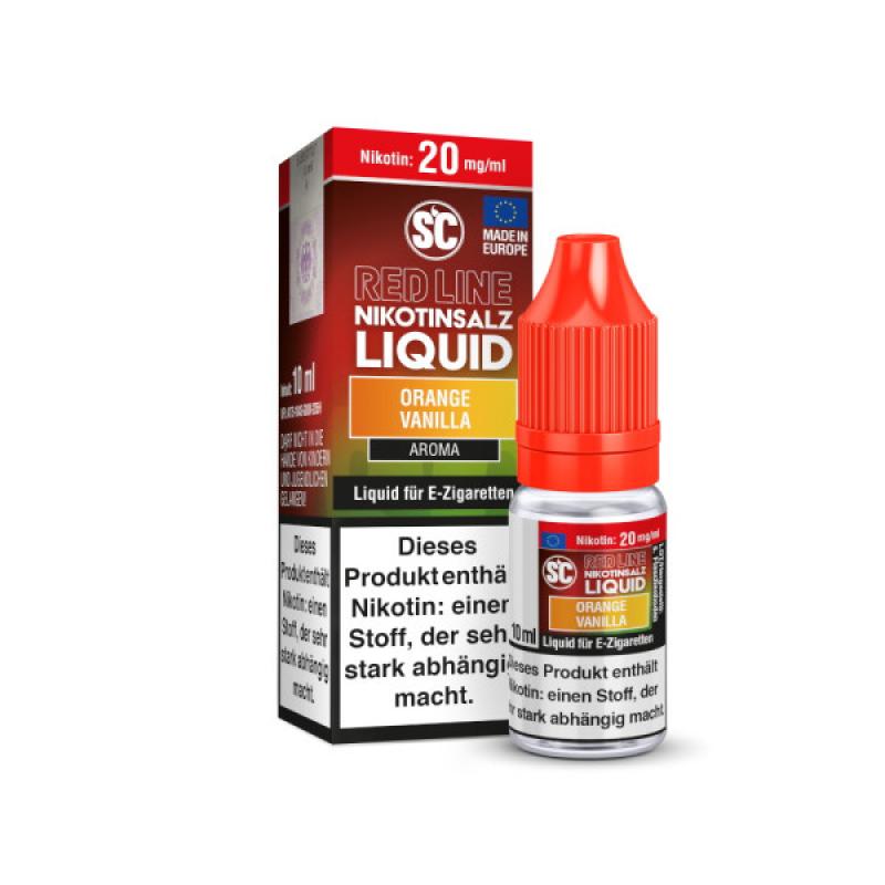 SC RED LINE ORANGE VANILLA Nikotinsalz Liquid 10 ml / 10 mg