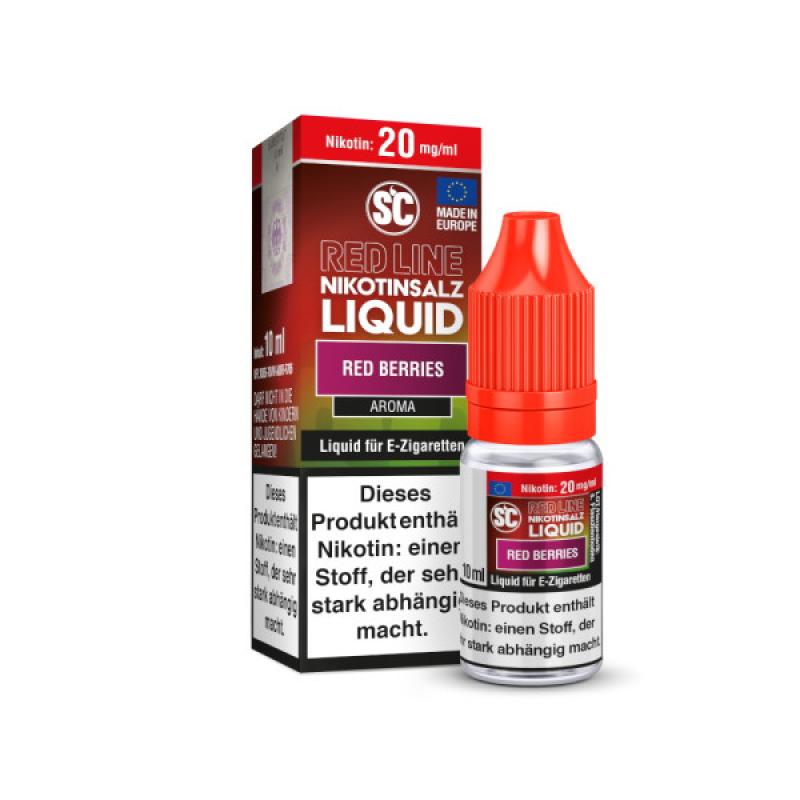 SC RED LINE RED BERRIES Nikotinsalz Liquid 10 ml / 20 mg
