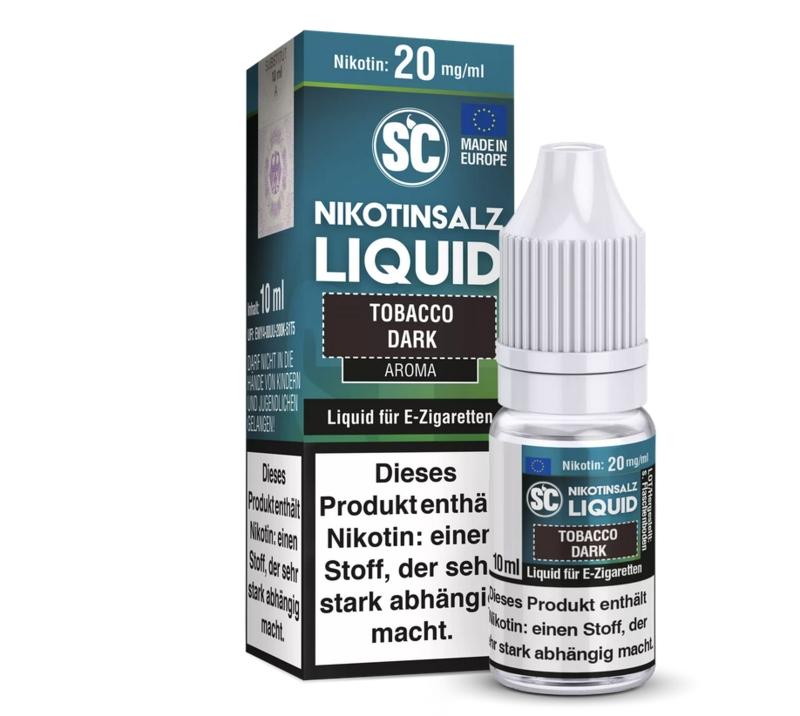 sc tobacco dark nikotinsalz liquid 20mg