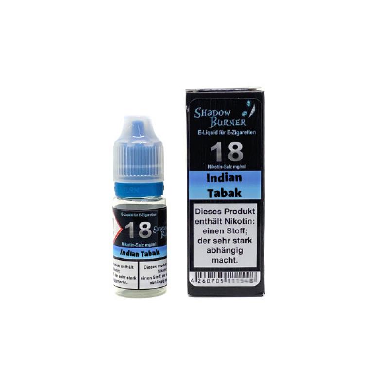 shadow burner indian tabak nikotinsalz liquid 18mg