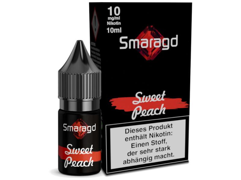 smaragd sweet peach hybrid nikotinsalz liquid 10mg