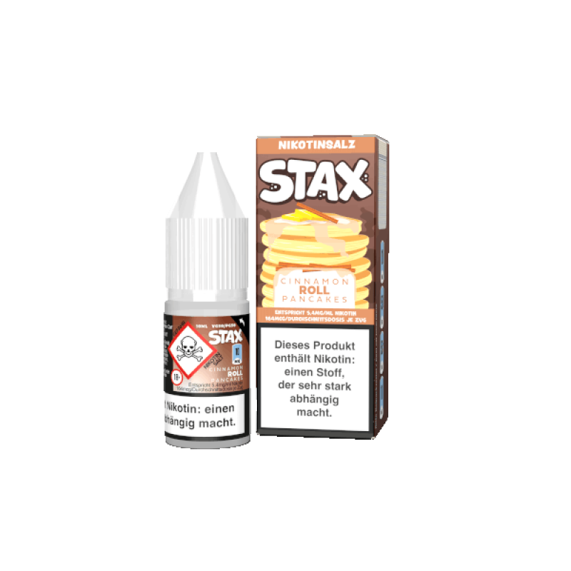 strapped stax cinnamon roll pancakes nikotinsalz liquid 20mg