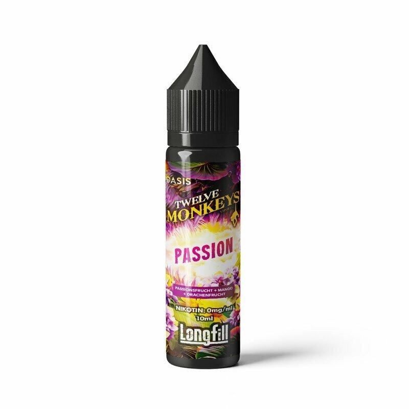 TWELVE Monkeys PASSION Aroma Longfill 10 ml / 60 ml