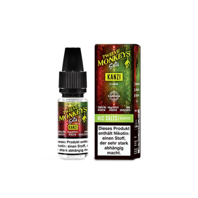 Twelve Monkeys KANZI Nikotinsalz SALT NIC Liquid 20 mg / 10 ml