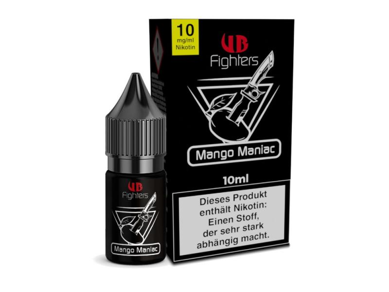 UB Fighters MANGO MANIAC Hybrid Nikotinsalz Liquid 10 ml / 10 mg