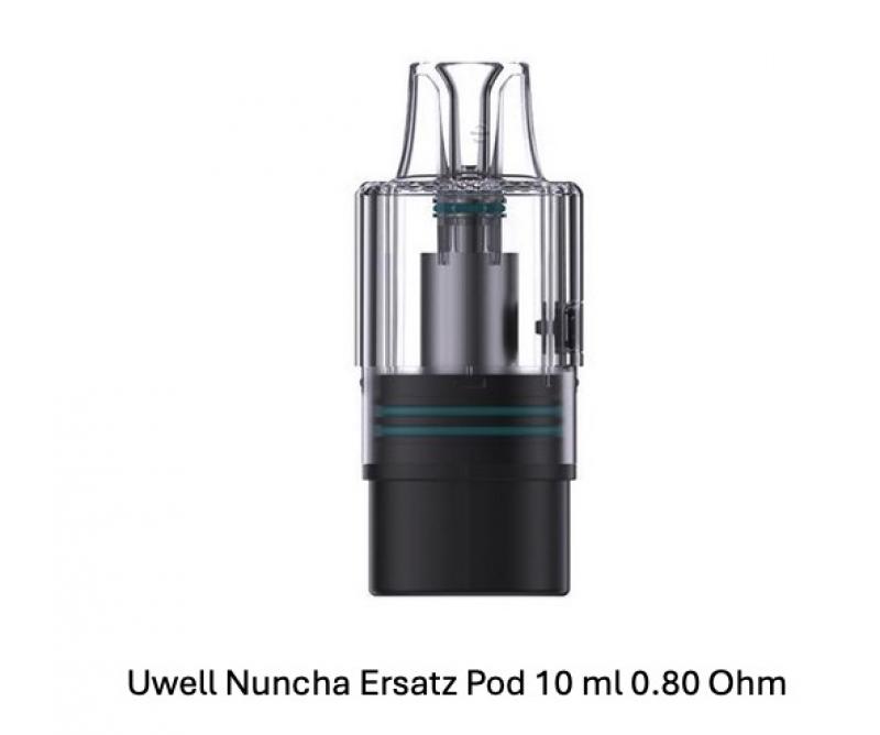 Uwell Nuncha Nchku 10000 Refillable Ersatzpod Pod Tank Verdampfer 10 ml 0.80 Ohm