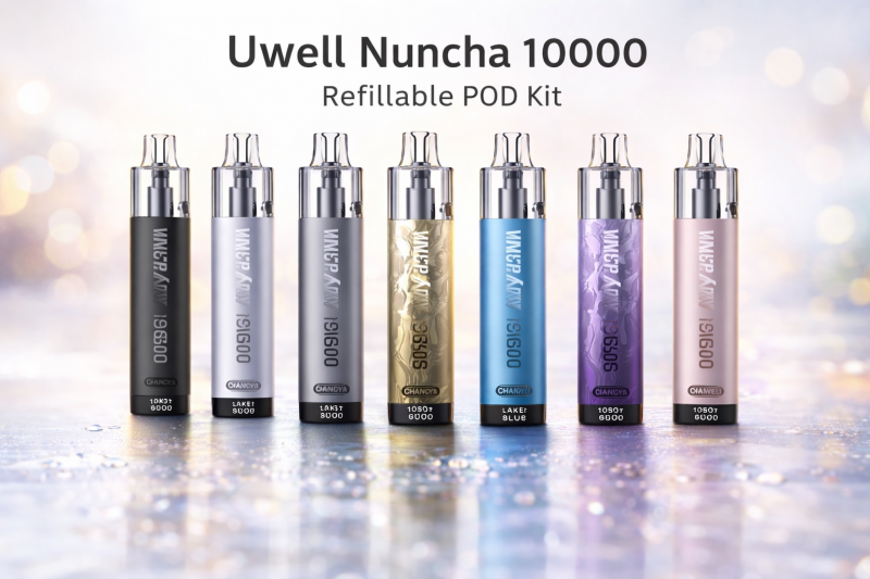 Uwell Nuncha Nchku 10000 Refillable E-Zigaretten Starterset POD System 1.900 mAh 10.0 ml