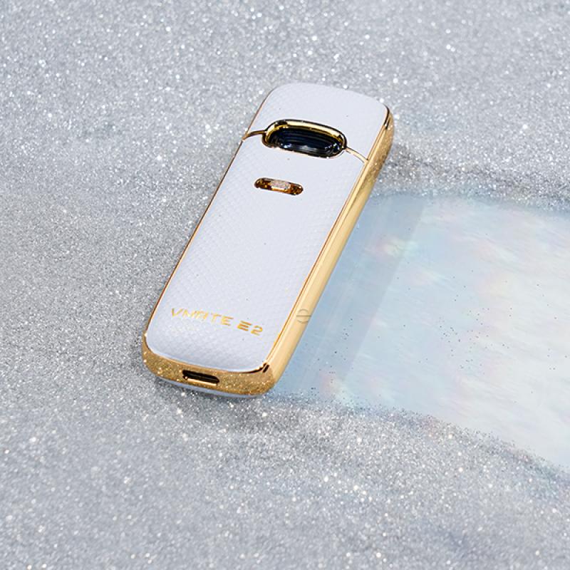 VooPoo Vmate E2 Kit POD System Starterkit 30 Watt 1500 mAh 3.0 ml seashell-white