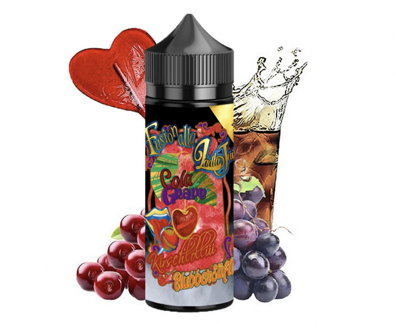 Fusion a la Lädla Juice COLA GRAPE Blubbersäftla Aroma Longfill 10 ml / 120 ml