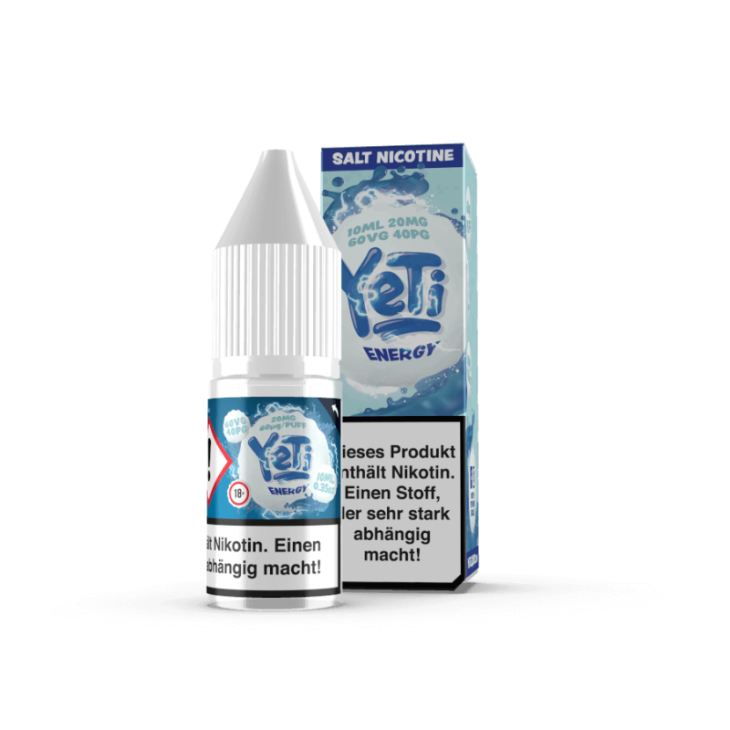 YETI ENERGY / Bähm Nikotinsalz SALT NIC Liquid 20 mg / 10 ml