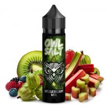 OWL Salt Gooseberry Mix Aroma 10ml Longfill für E-Zigaretten mit Stachelbeere, Kiwi, Rhabarber und roten Beeren