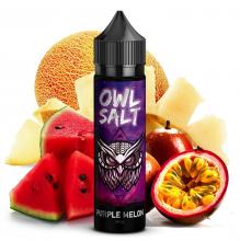 OWL Salt Purple Melon Aroma 10ml Longfill für E-Zigaretten mit Wassermelone, Honigmelone und Passionsfrucht