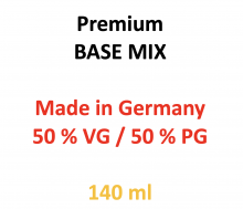Premium Base MIX 50 VG/ 50 PG 140 ml