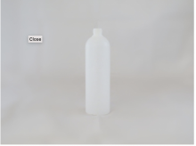 Rundflasche Leerflasche Liquidflasche PE 250 ml natur