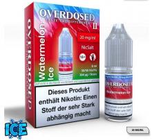 OVERDOSED II Watermelon ICE Nikotinsalz SALT NIC Liquid 8 ml / 20 mg