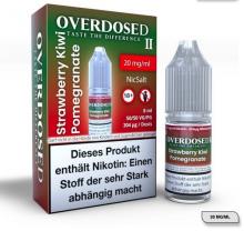 OVERDOSED II Strawberry Kiwi Pomegranate Nikotinsalz SALT NIC Liquid 8 ml / 20 mg