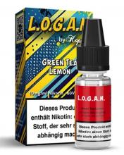 L.O.G.A.N. by Kapkas Flava GREEN TEA LEMON Nikotinsalz Liquid 10 ml / 10 mg