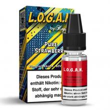 L.O.G.A.N. by Kapkas Flava PURE STRAWBERRY Nikotinsalz Liquid 10 ml / 20 mg