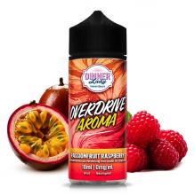 Dinner Lady Overdrive Passionfruit Raspberry Aroma 10 ml in 120 ml Longfill Flasche – Passionsfrucht und Himbeere