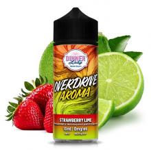 Dinner Lady Overdrive Strawberry Lime Aroma 10 ml in 120 ml Longfill Flasche – Erdbeere Limette und Kühle