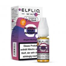 ELFBAR ELFLIQ BLUEBERRY SOUR RASPBERRY Nikotinsalz SALT NIC Liquid 10 mg / 10 ml