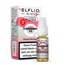 ELFBAR ELFLIQ STRAWBERRY ICE Nikotinsalz SALT NIC Liquid 20 mg / 10 ml