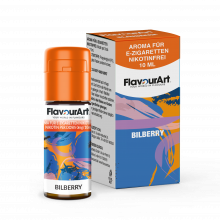 FlavourArt Bilberry Blaubeeren E-Zigaretten-Aroma gemischtem Blaubeeren-Geschmack, 10 ml Flasche, nikotinfrei.