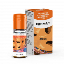 FlavourArt E-Zigaretten-Aroma Cookie mit süßem Plätzchen-Geschmack, 10 ml Flasche, nikotinfrei.