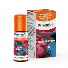 FlavourArt E-Zigaretten-Aroma Forest Fruit Mix mit gemischtem Waldbeeren-Geschmack, 10 ml Flasche, nikotinfrei.