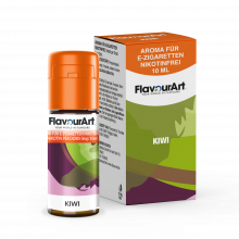 FlavourArt E-Zigaretten-Aroma Kiwi mit fruchtigem Kiwi-Geschmack, 10 ml, nikotinfrei.