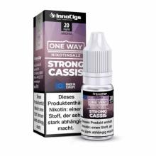 One Way STRONG CASSIS Nikotinsalz SALT NIC Liquid 10 ml / 10 mg