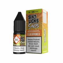 Six Licks ELDERPOWER Nikotinsalz SALT NIC Liquid 10 mg / 10 ml