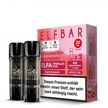 ELFA POD ELFBAR STRAWBERRY RASPBERRY Prefilled Pod 2-er Set 2.0 ml / 20 mg