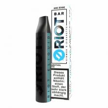 RIOT BAR MENTHOL ICE Disposable Einweg POD System Nic Hybrid Salt 2.0 ml / 20 mg