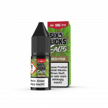 Six Licks TRUTH OR PEAR Nikotinsalz SALT NIC Liquid 10 mg / 10 ml